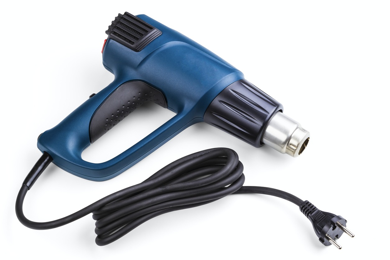 Industrial programmable heat gun with LCD display