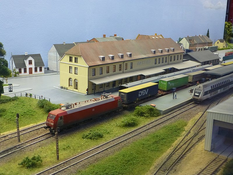 station for model railway
