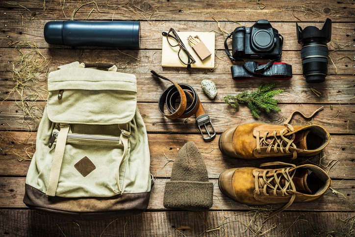 traveling-packing-for-adventure-trip-concept