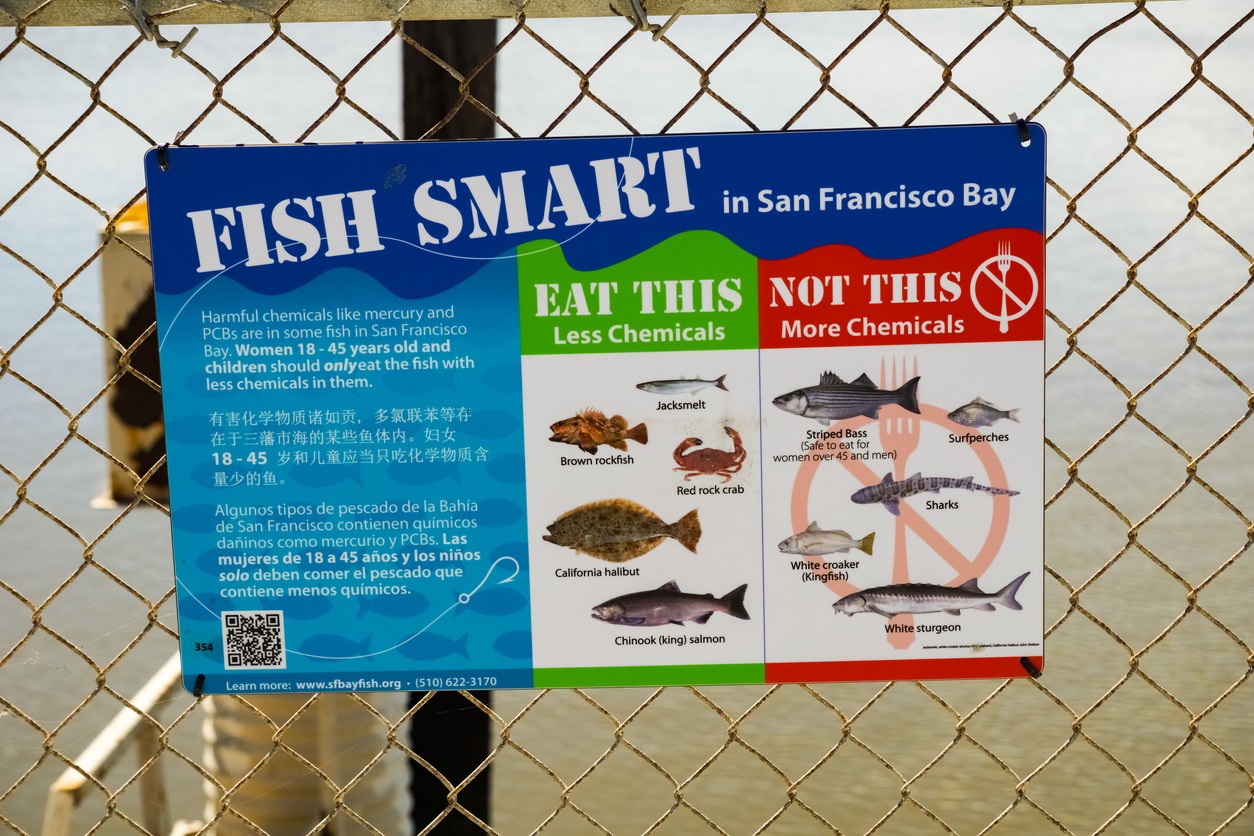 Guidance from California Department of Public Health regarding safe fish to eat